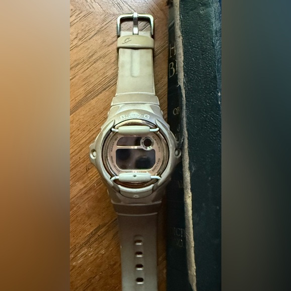 Baby G Shock Casio BG-169G Tan Beige Adjustable Women’s Watch *NEEDS BATTERY - Picture 1 of 8